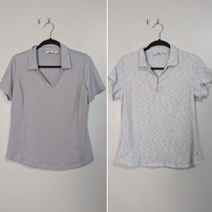 Lady Hagen Golf Performance Short Sleeve 2 Shirt Bundle Size Medium